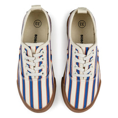 Bobo Choses - Gestreifte Schnürsneaker | Blau