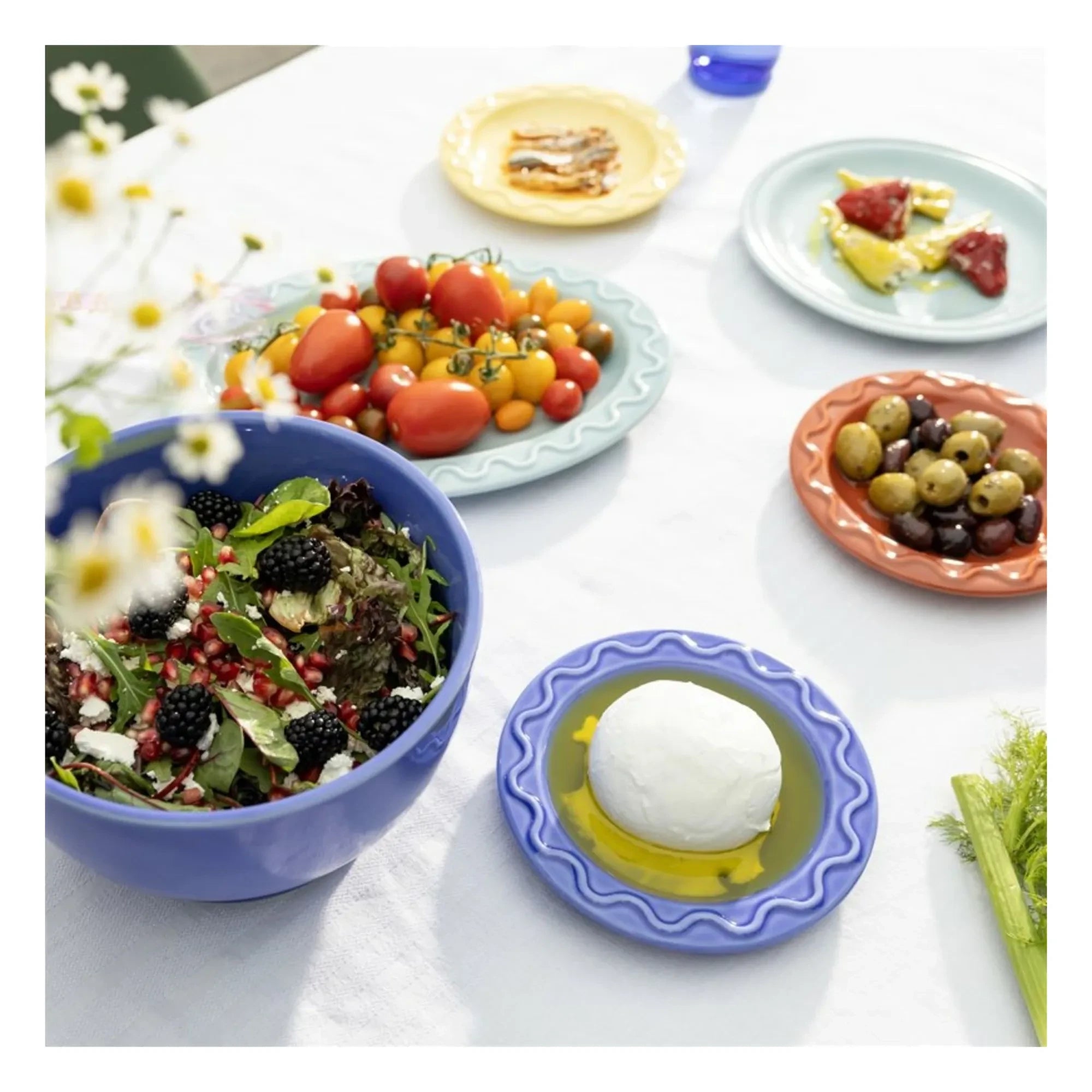 &Klevering - Mochi tabaklar - 2’li set | Tuğla kırmızısı
