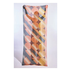Mapoésie - Anaphore Cotton Scarf | Mustard