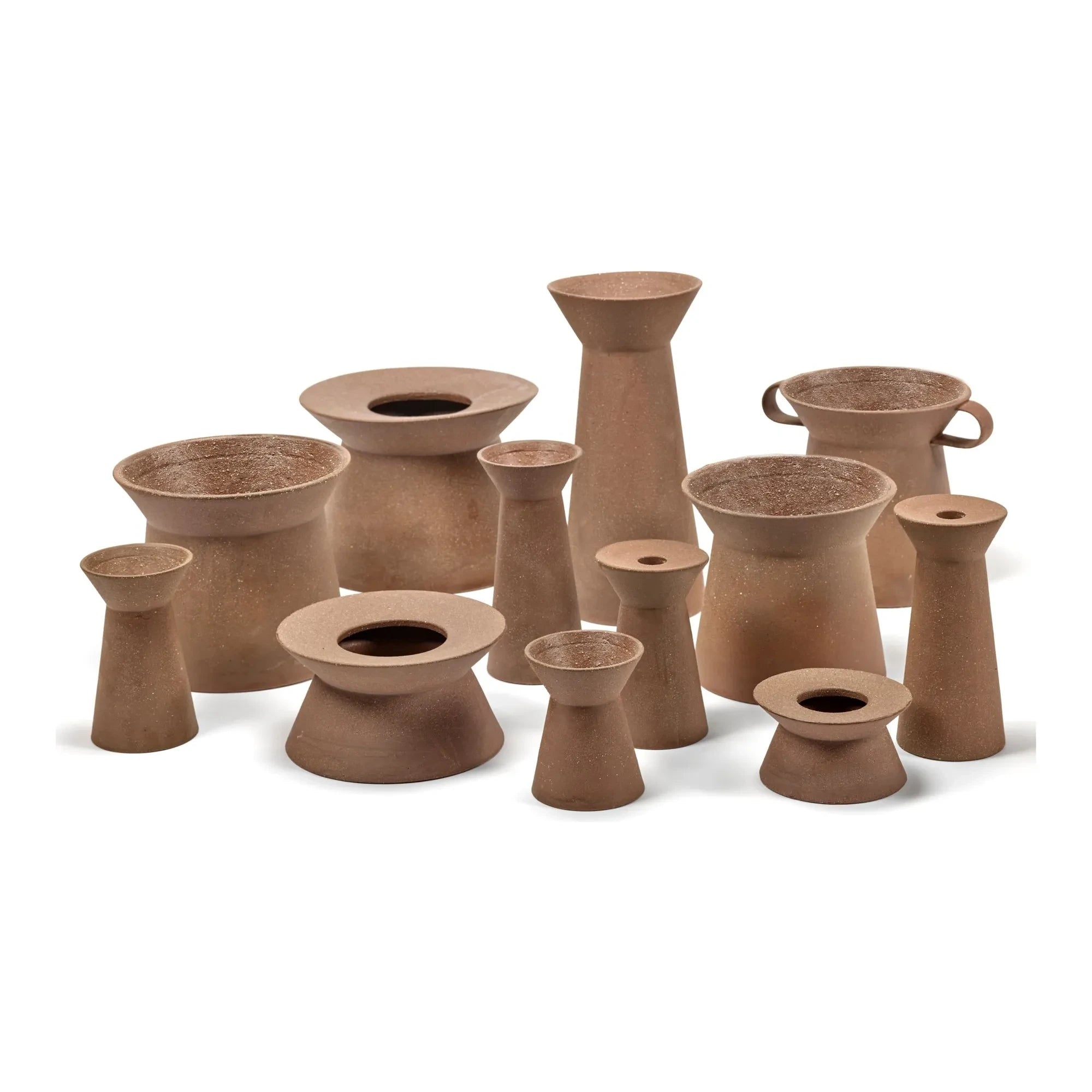 Serax - Stoneware vazo Marie-Ann 02, Marie Michielssen | Tuğla kırmızısı