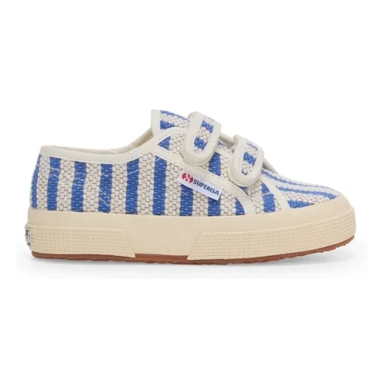 Superga - 2750 Çizgili Bağcıklı Spor Ayakkabı | Mavi