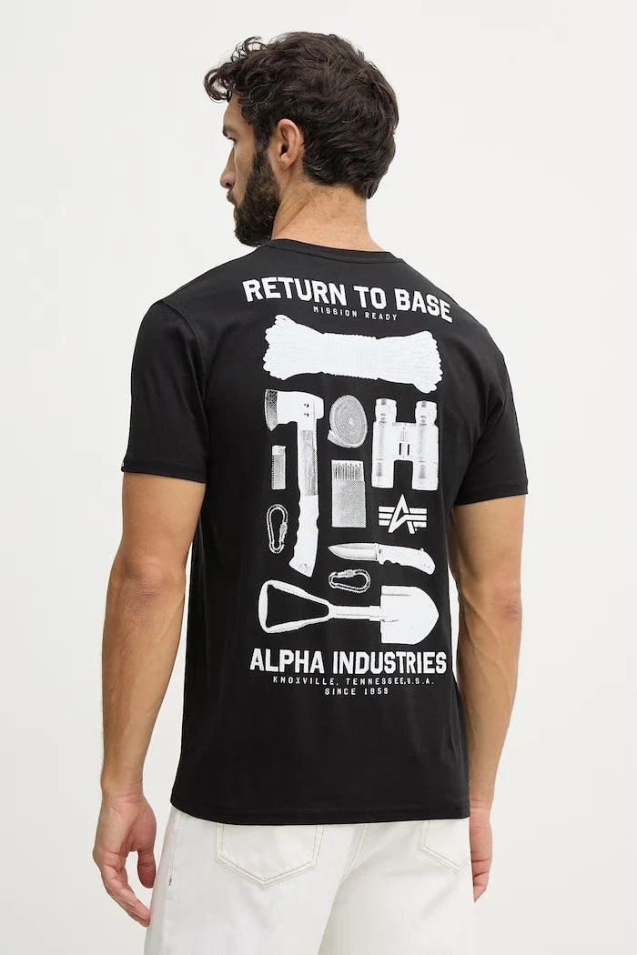 Alpha Industries Return To Base Pamuk Tişört