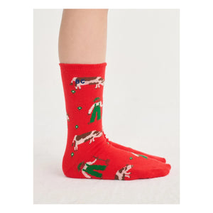 Bobo Choses - Organic Cotton Farm Over Socks | Red