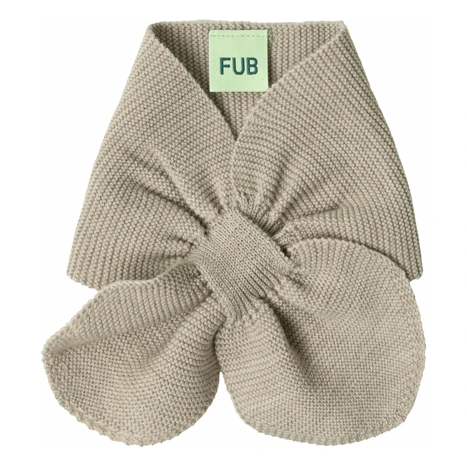 FUB - Merinos yün atkı | Heather beige