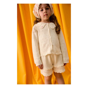 Louise Misha - Pointelle Mynalette Vest | Cream