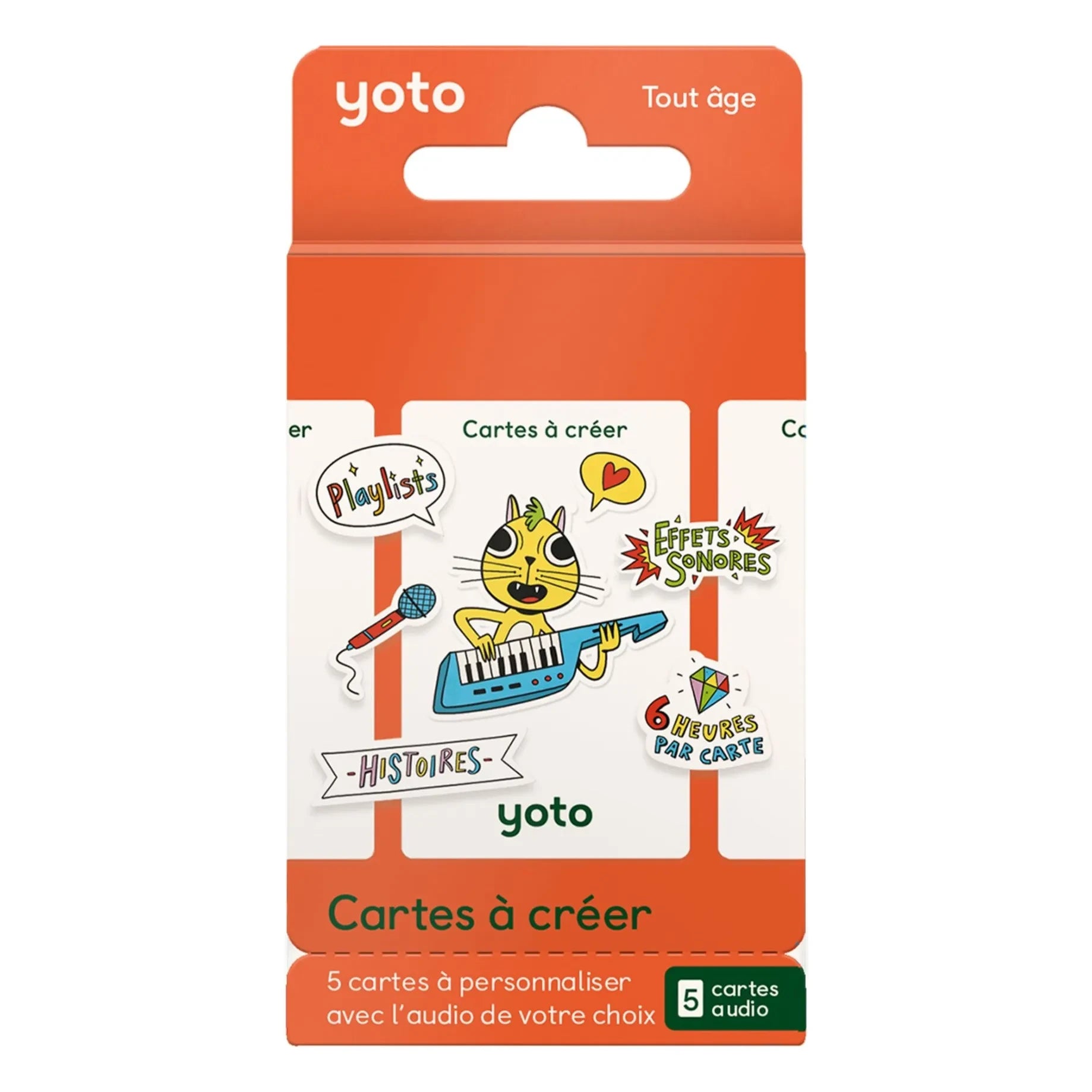Yoto Player – Zum Erstellen von Karten – 5er-Pack