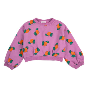 Bobo Choses - Mor Organik Pamuk Sweat Crop