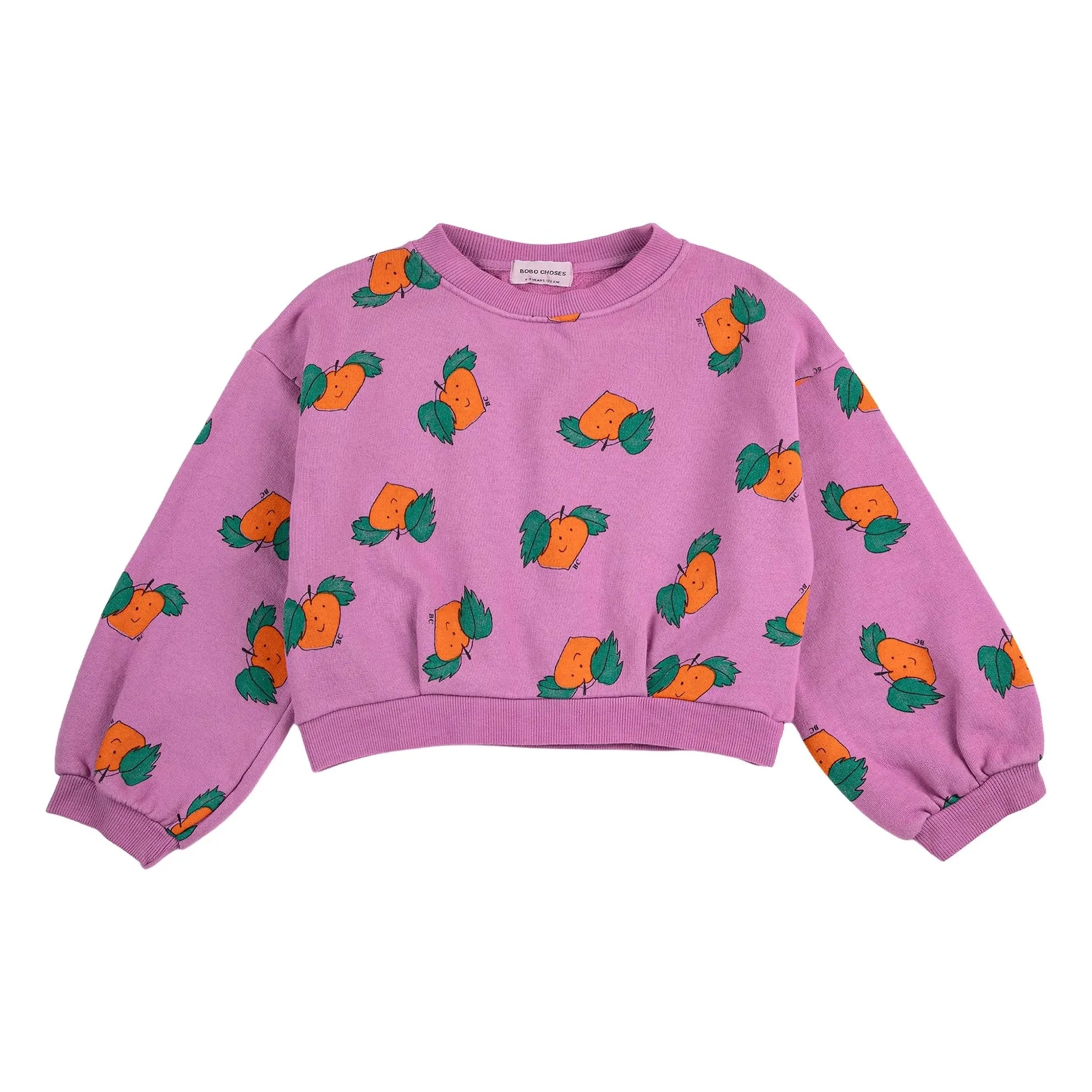 Bobo Choses - Mor Organik Pamuk Sweat Crop