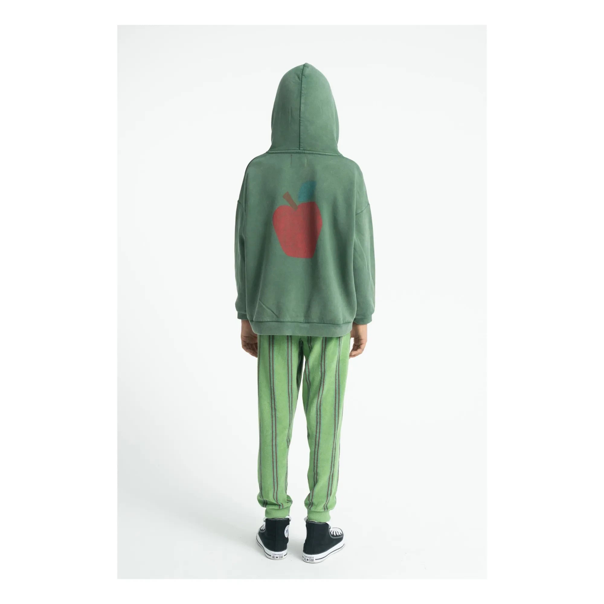 Piupiuchick - The Lunch Club organik pamuklu sweatshirt | Yeşil