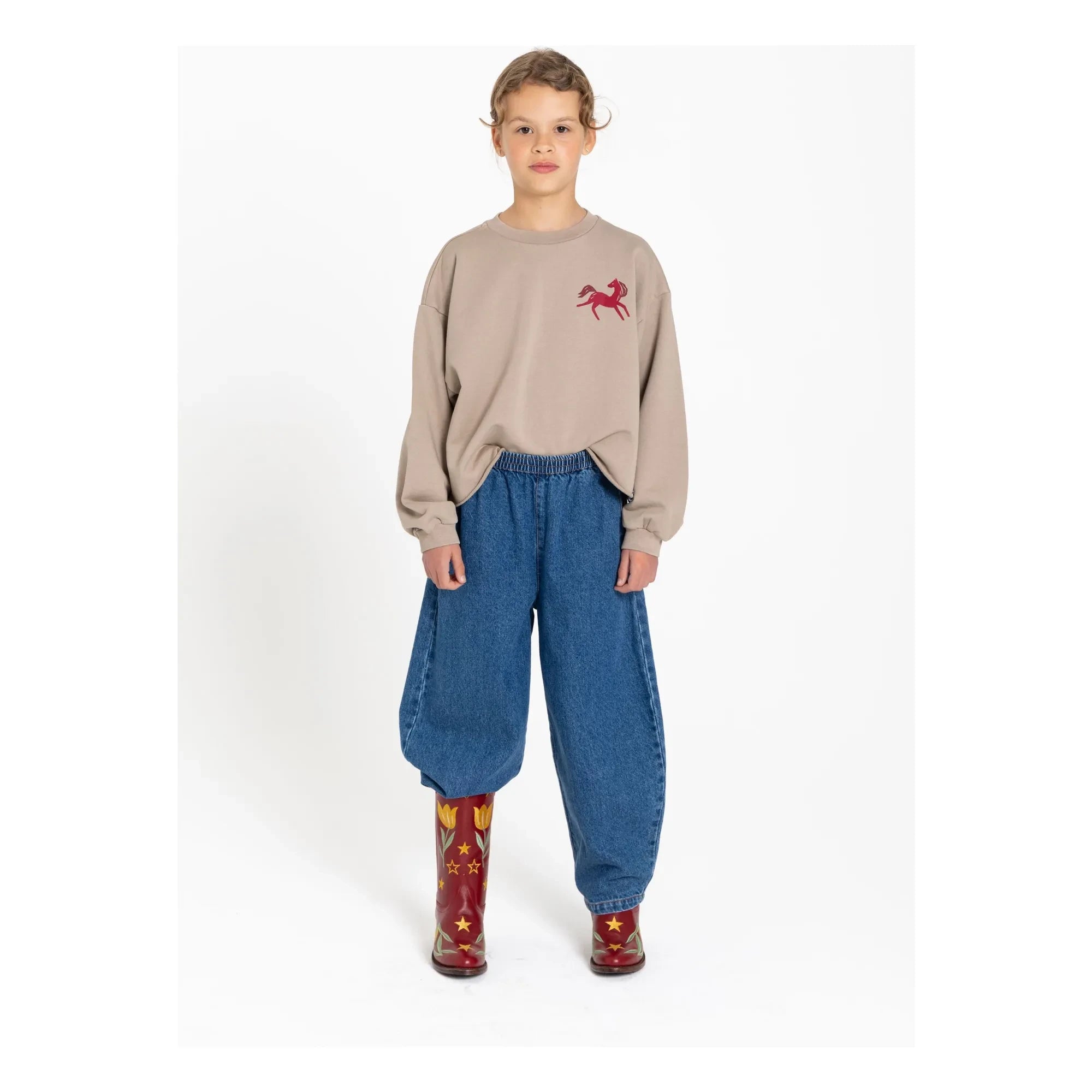 Bootstock - Santiags Flowers - Bootstock x Hundred Pieces | Kırmızı