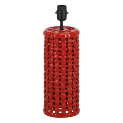 House of Capricorn - Cesta Ceramic Lamp Base | Red