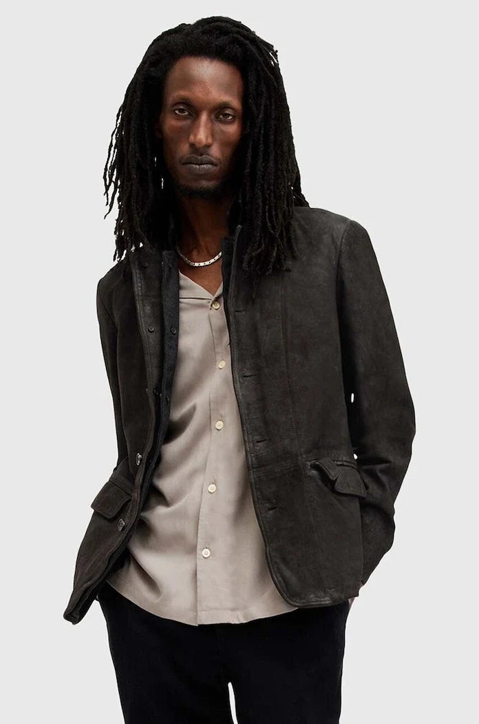 AllSaints SURVEY LTHR BLAZER Deri Ceket