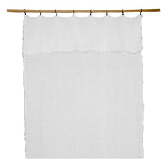 Haomy - Bergamo linen curtain | White
