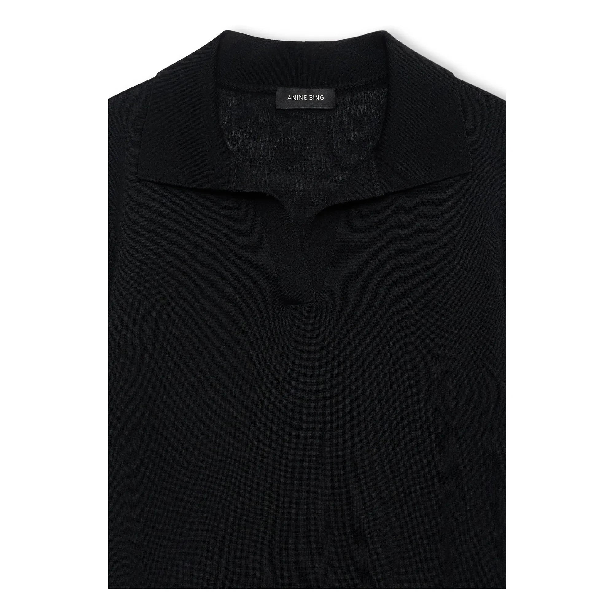 Anine Bing – Polo Moni | Schwarz
