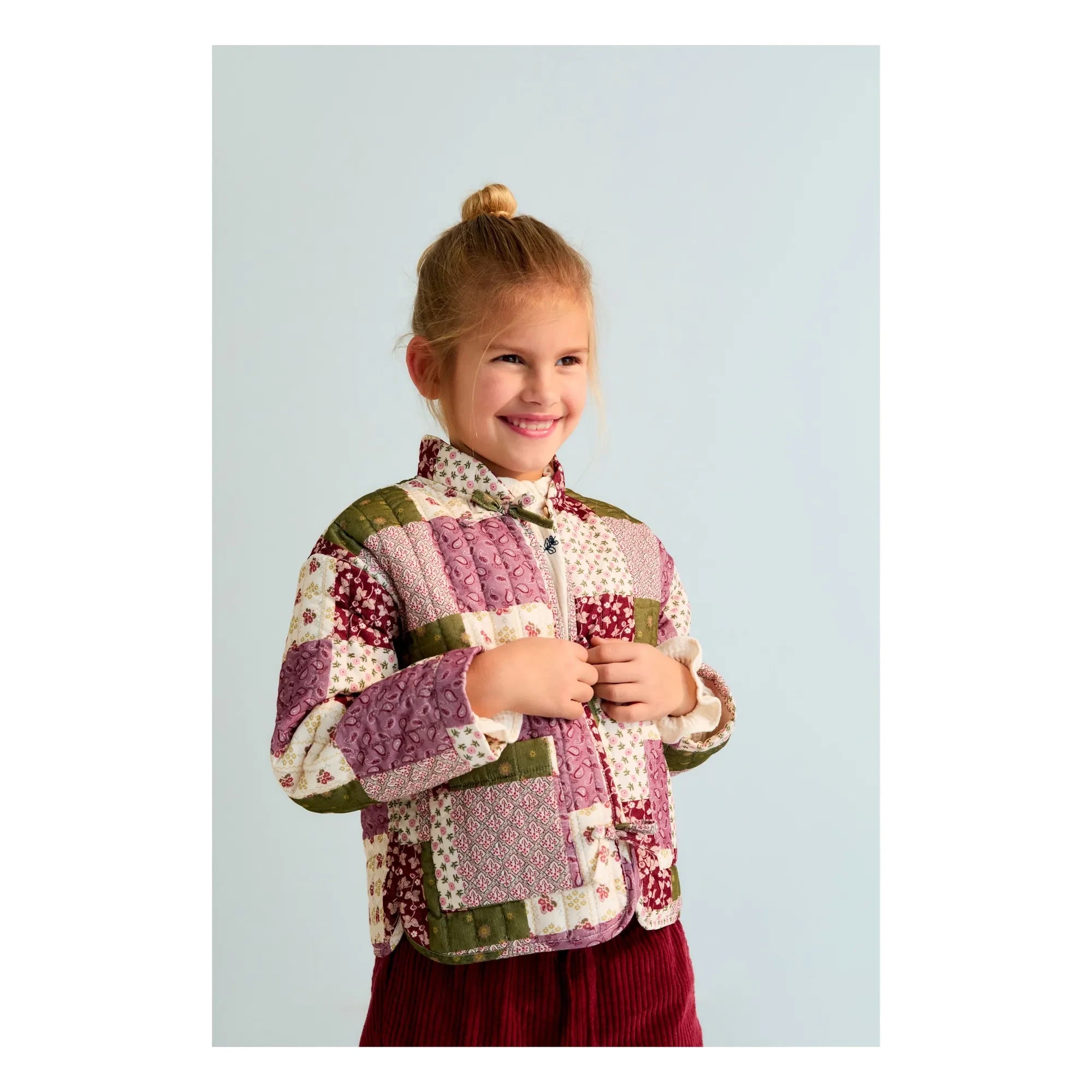 the new society - Melba Patchwork Ceket | Pembe