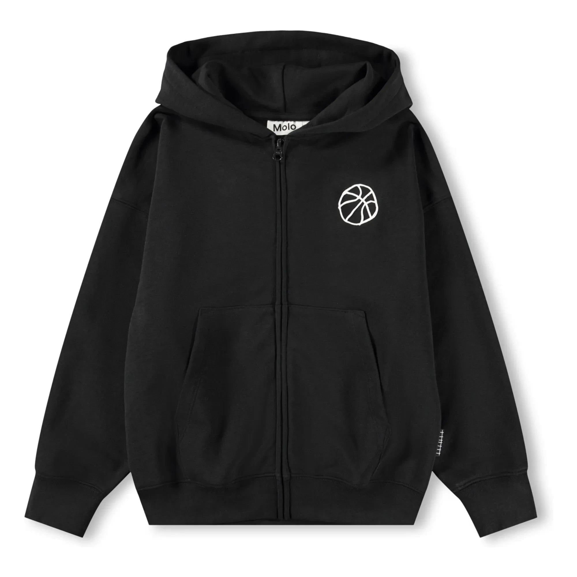 Molo - Marley Basketbol Fermuarlı Sweatshirt | Siyah