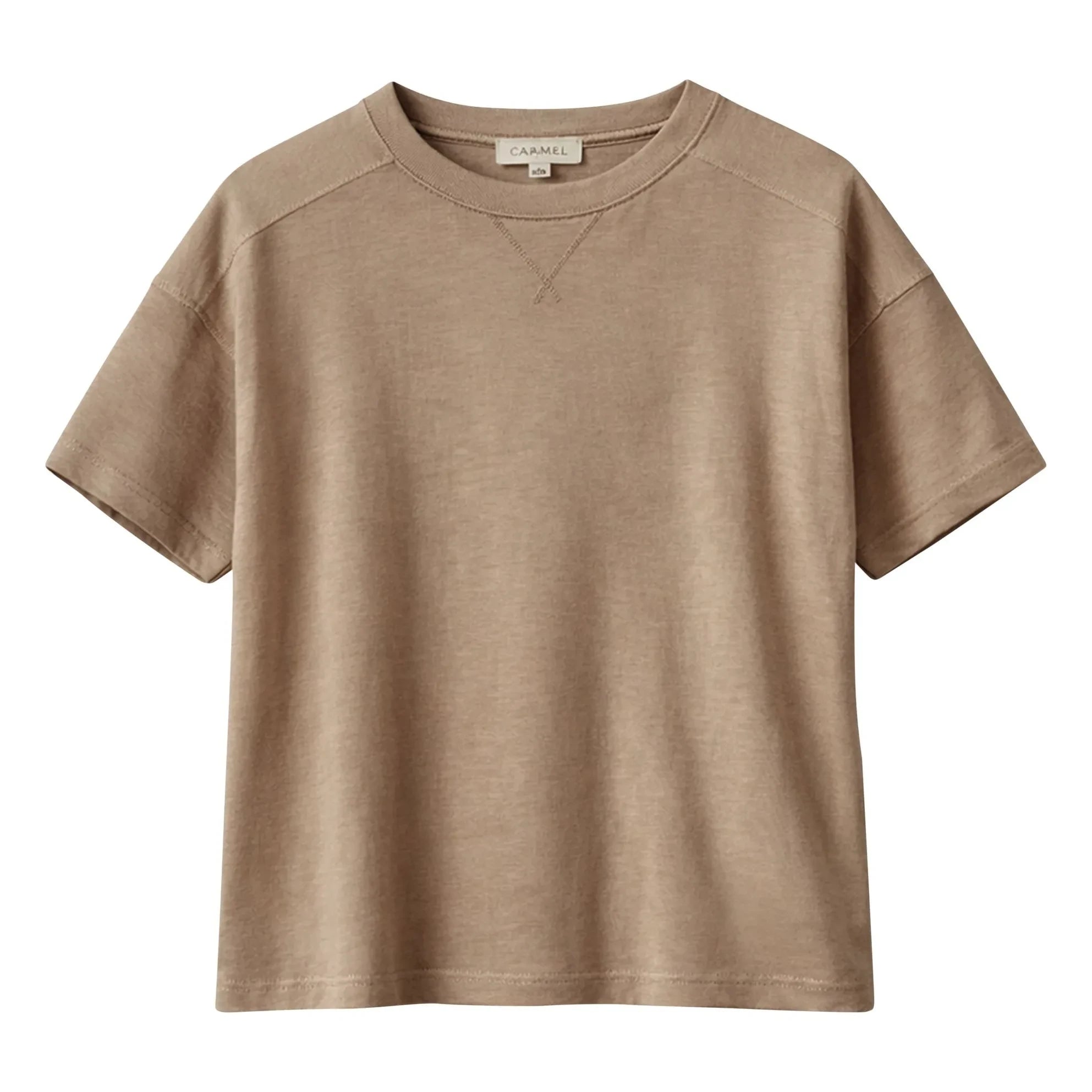 Caramel - Kezar Tencel Tişört | Bej