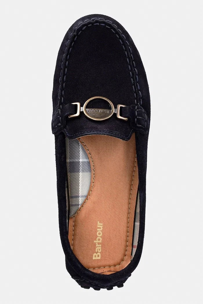 Barbour kadın süet mokasen Laire