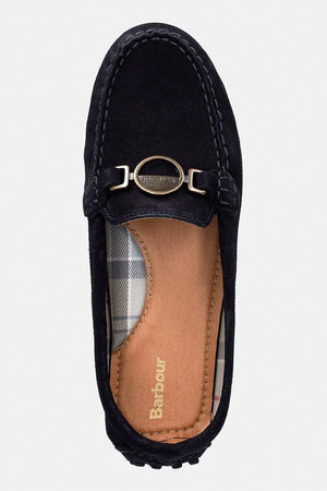 Barbour kadın süet mokasen Laire