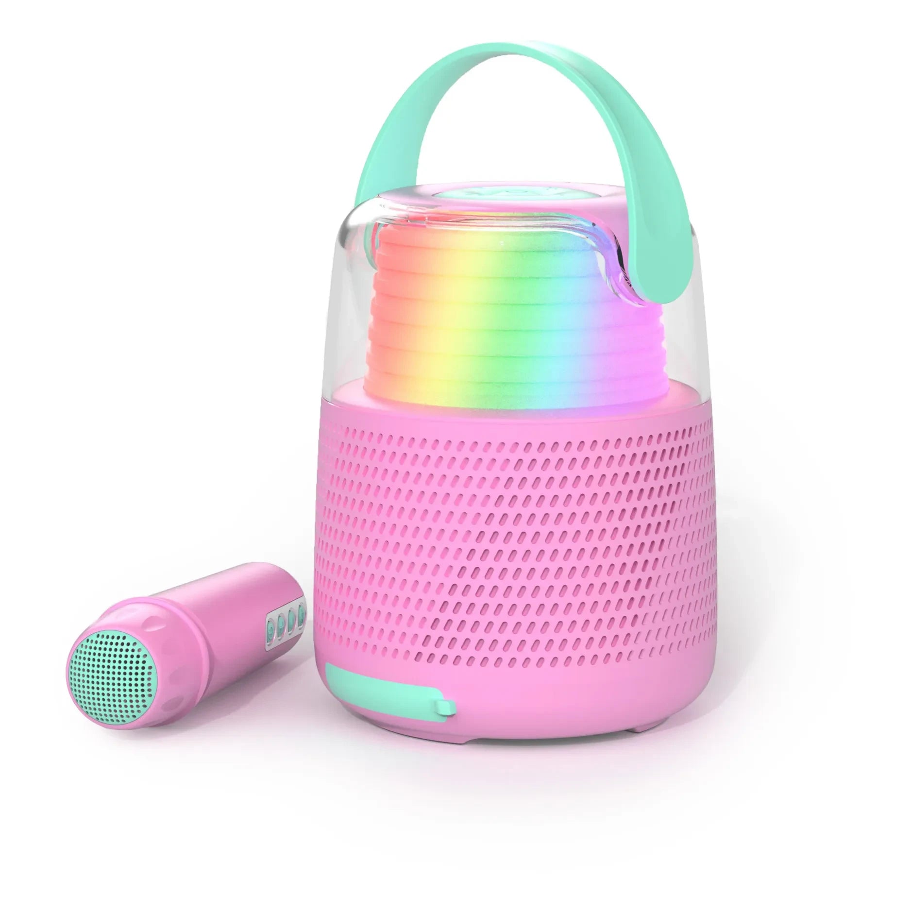 MOB - KS-80 hoparlör ve karaoke sistemi | Pembe