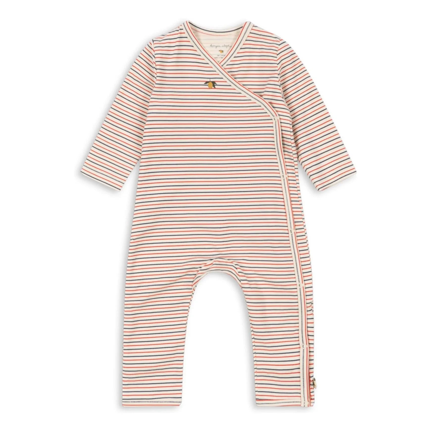 Konges Sløjd - Organic cotton striped jumpsuit | Red