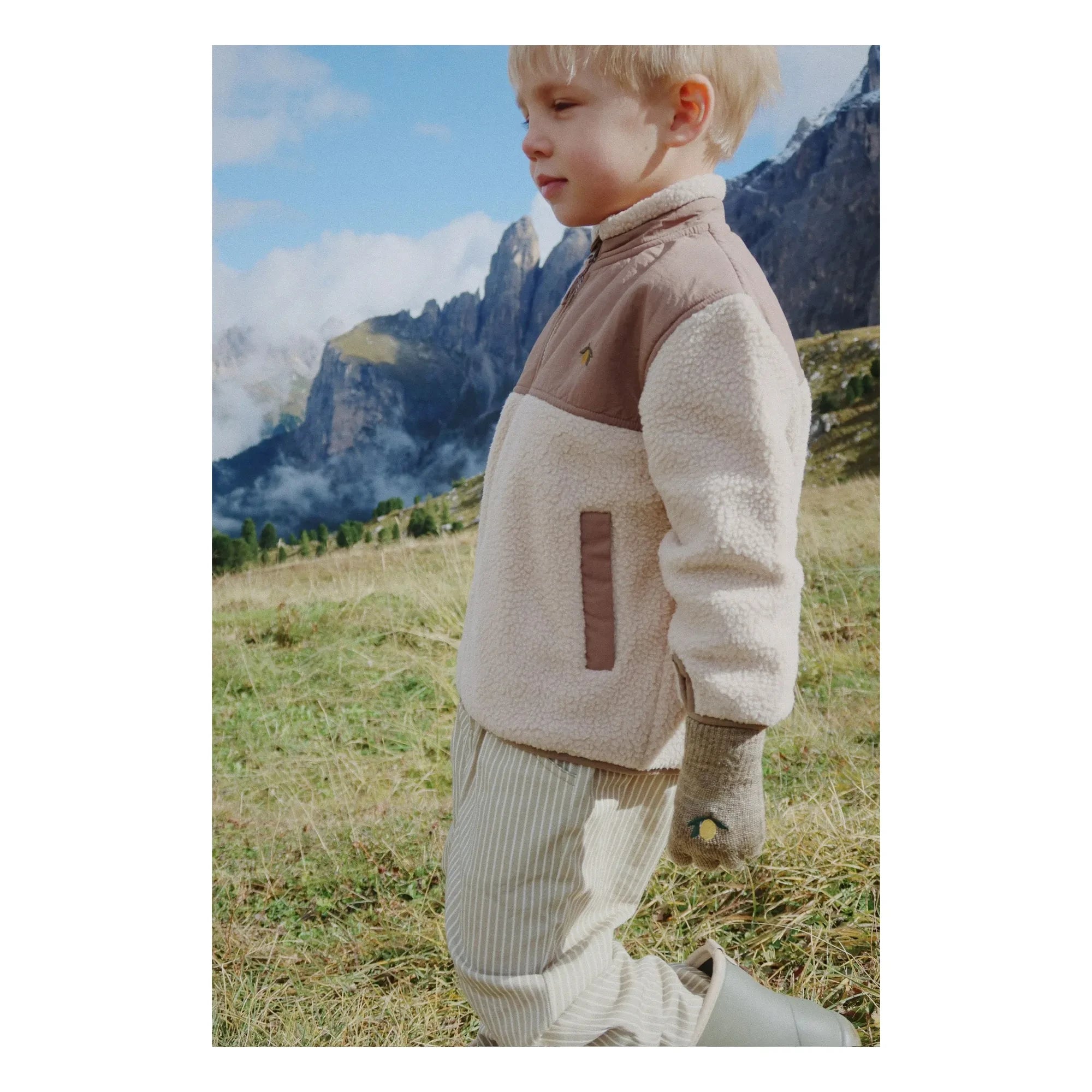 Konges Sløjd - Flynn Recycelte Faser Sherpa Jacke | Beige