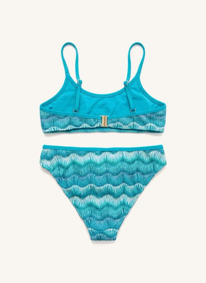 Lison Paris - Positano Two-Piece Swimsuit | Blue
