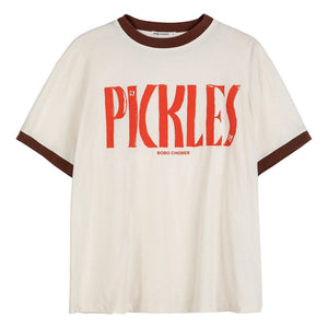 Bobo Choses - T-Shirt aus Bio-Baumwolle mit Farbblock | Creme