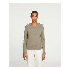 Kujten - Kaschmirpullover Nanami | Geflecktes Khaki