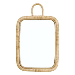 Madam Stoltz - Rattan-Spiegel
