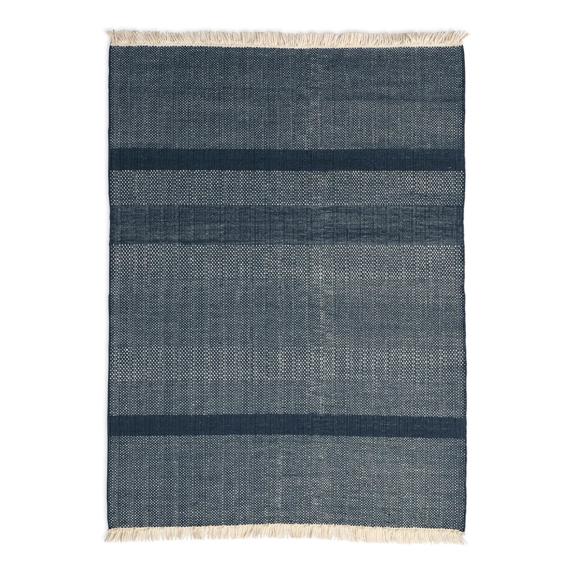 Nanimarquina - Tres Texture Teppich, Elisa Padrón | Blau