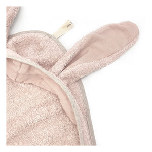 Babyshower - Tavşan banyo pelerini | Açık Pembe