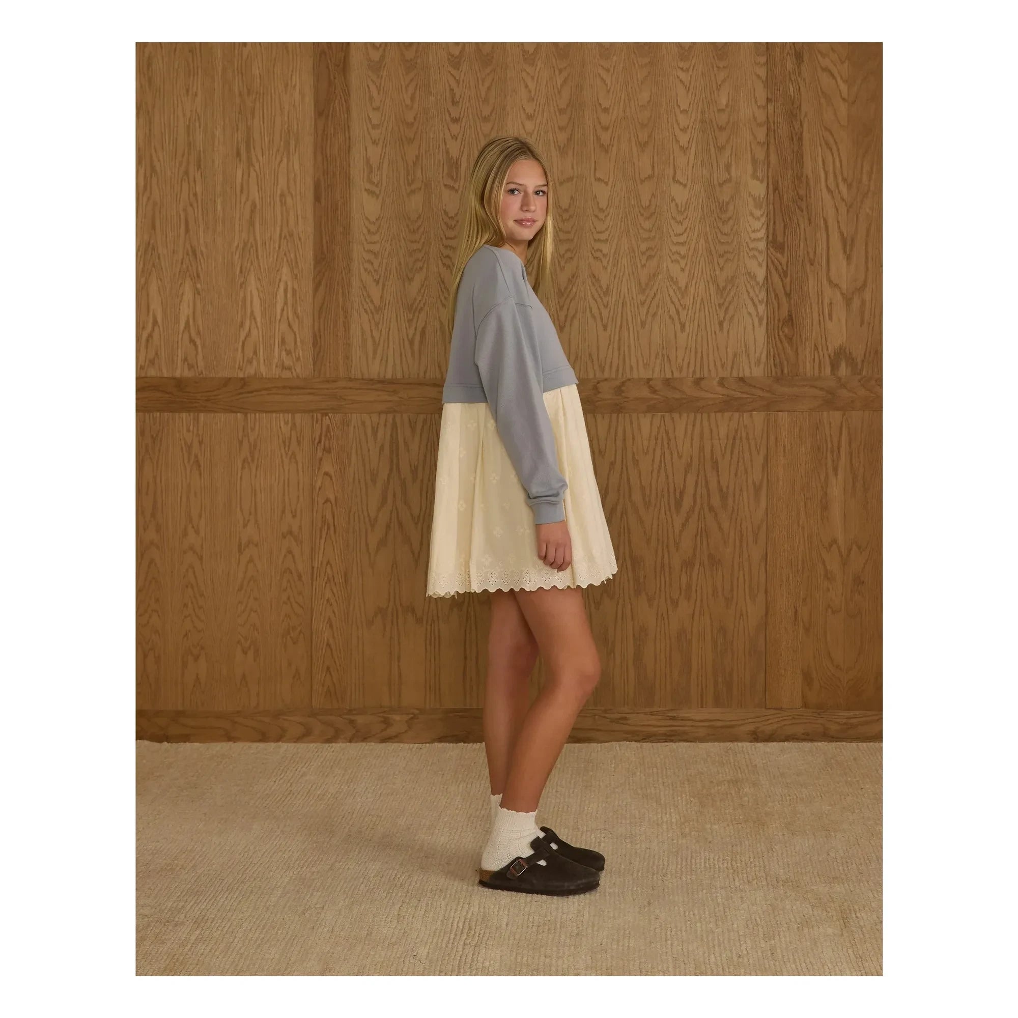 Rylee + Cru - Sweat Dress | Gray Blue