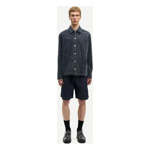 Samsoe Samsoe - Sacastor Baumwoll-Overshirt | Dunkelgrau