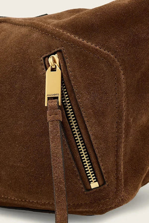 AllSaints kadın süet hobo çanta JEAN