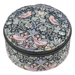 Bon Dep - Runde Schmuckdose MW Liberty Strawberry Thief | Schwarz