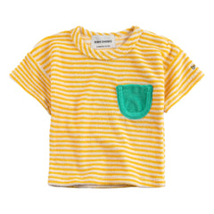 Bobo Choses - Striped Organic Cotton T-Shirt | Yellow