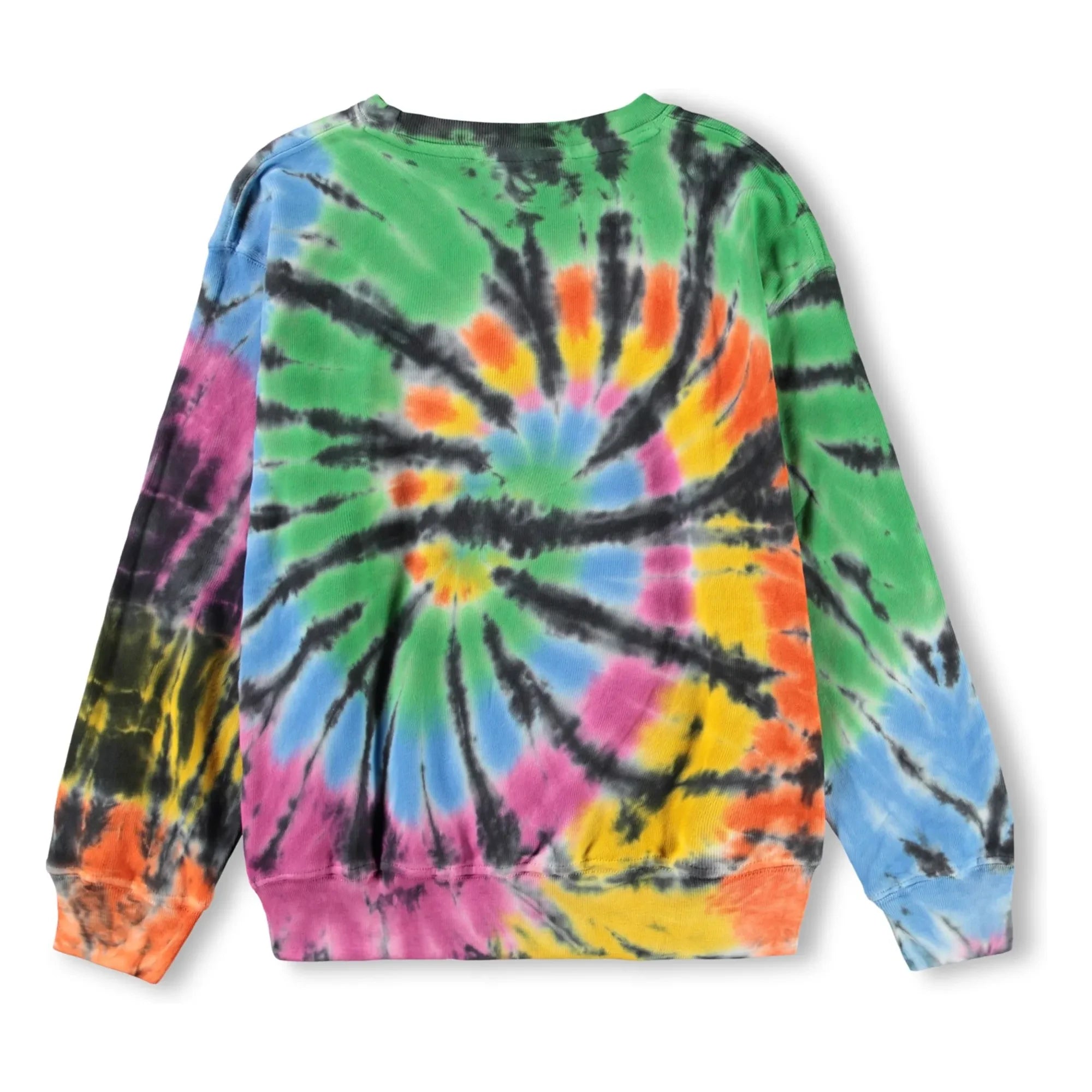 Molo - Memphis Tie and Dye organik pamuk sweatshirt | Siyah