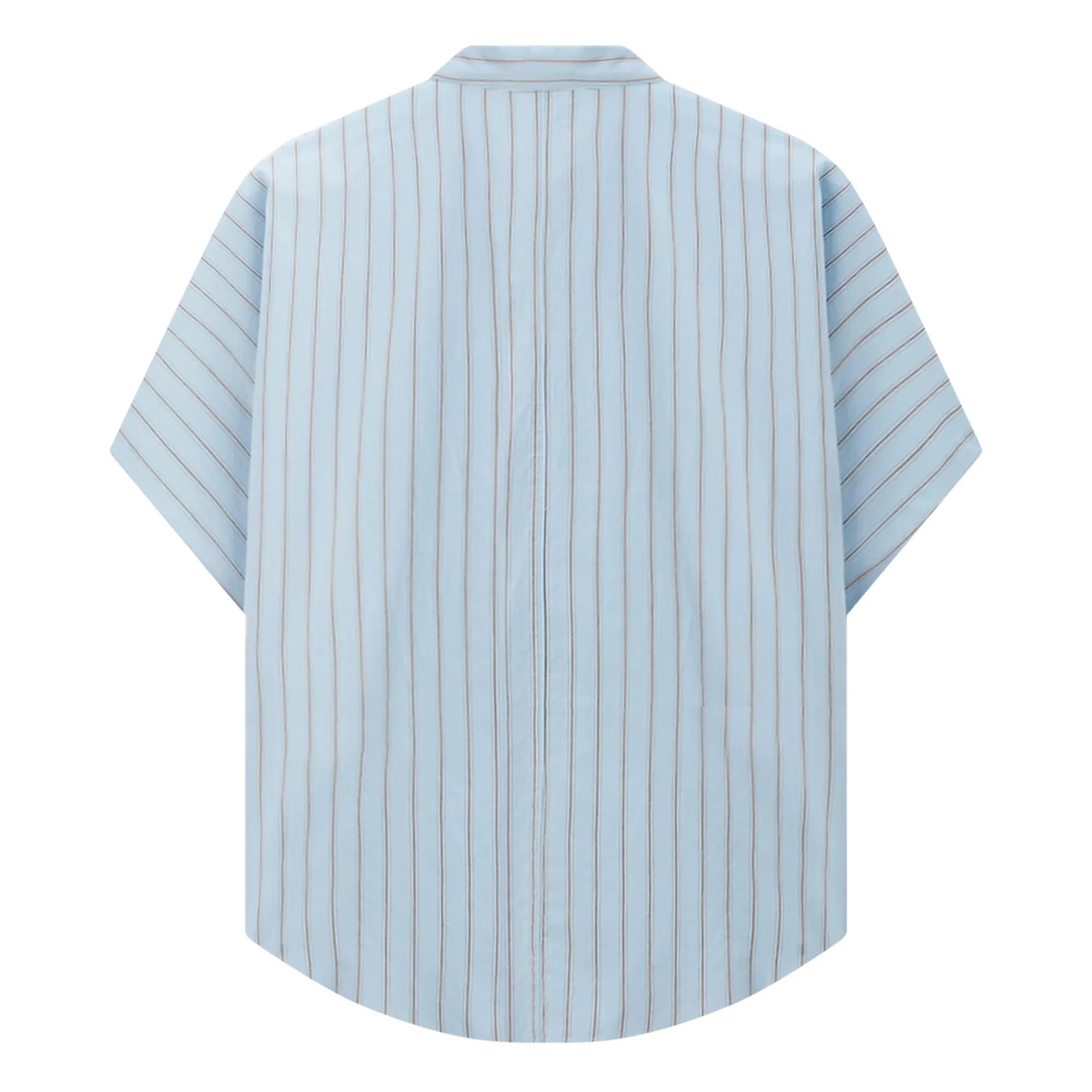 Pomandère - Gestreiftes Kurzarmhemd | Blau