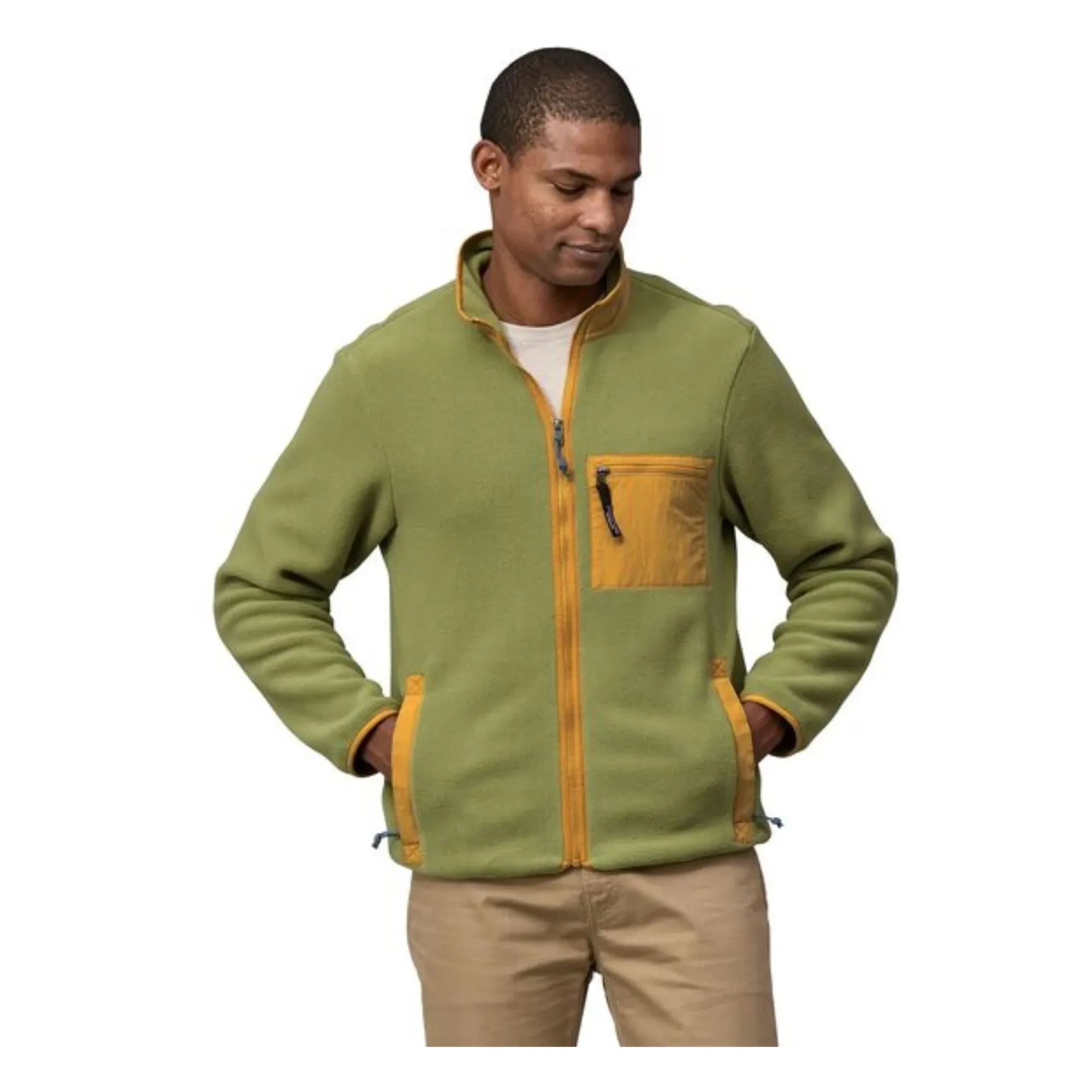 Patagonia - Synchilla Zip-Fleece aus recycelten Fasern | Khaki