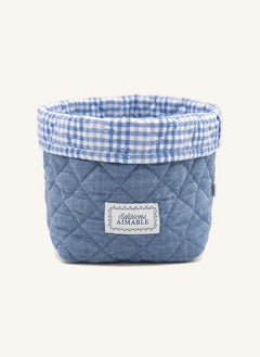 Editions Aimable - Paul Aufbewahrungskorb | Blauer Chambray