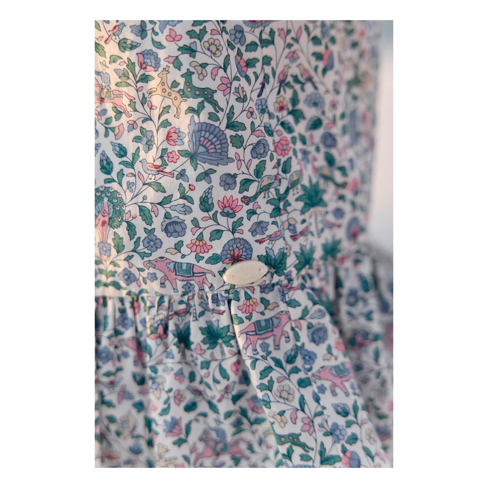 Tartine et Chocolat - Liberty Bluse und Shorts | Weiß