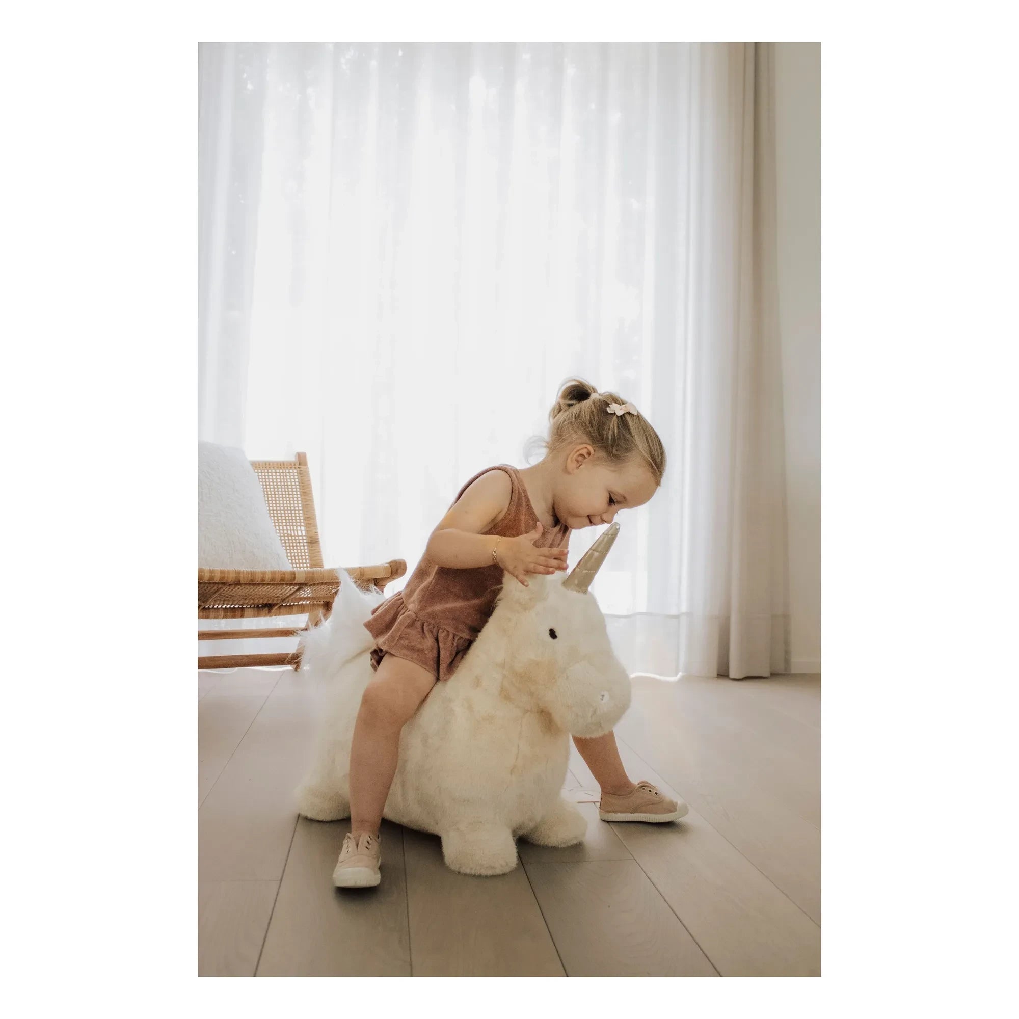 Wild & Soft - Jumping Unicorn | Cream