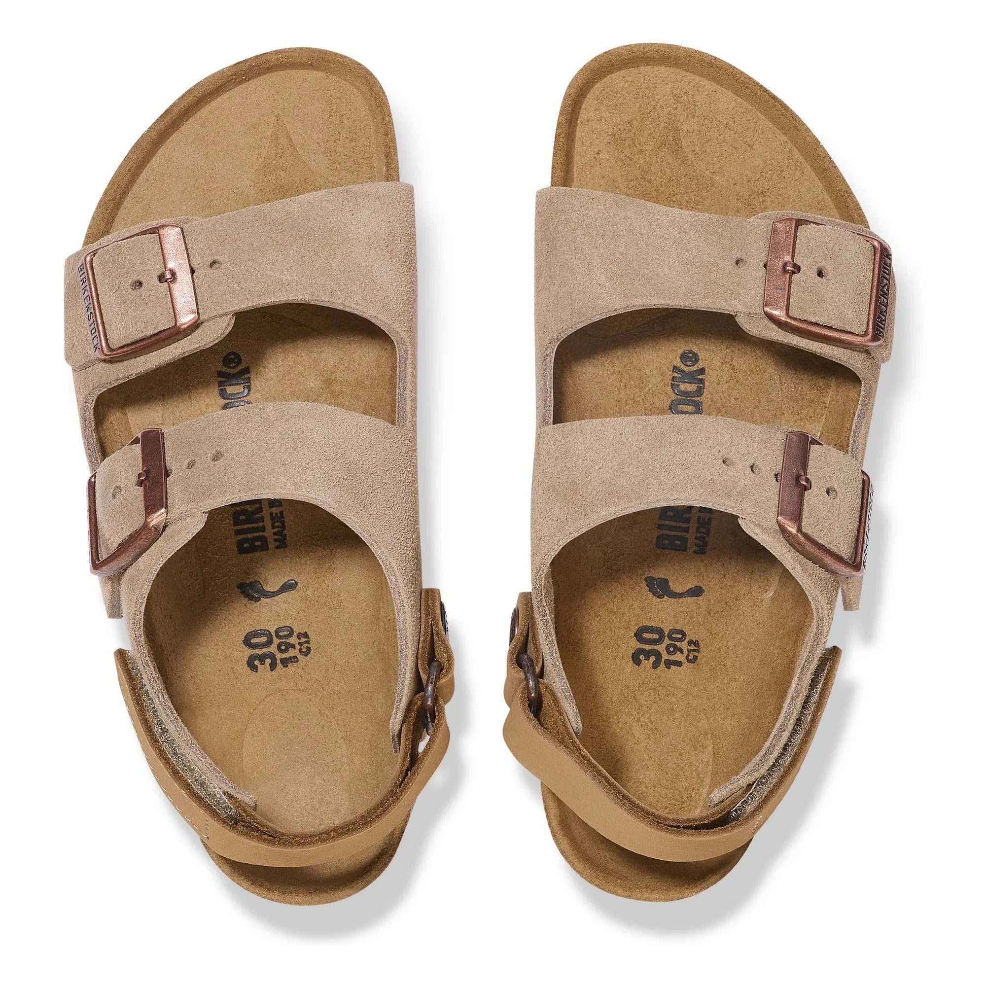 BIRKENSTOCK - Milano AS Çocuk Sandaletleri | Kahverengi Taupe