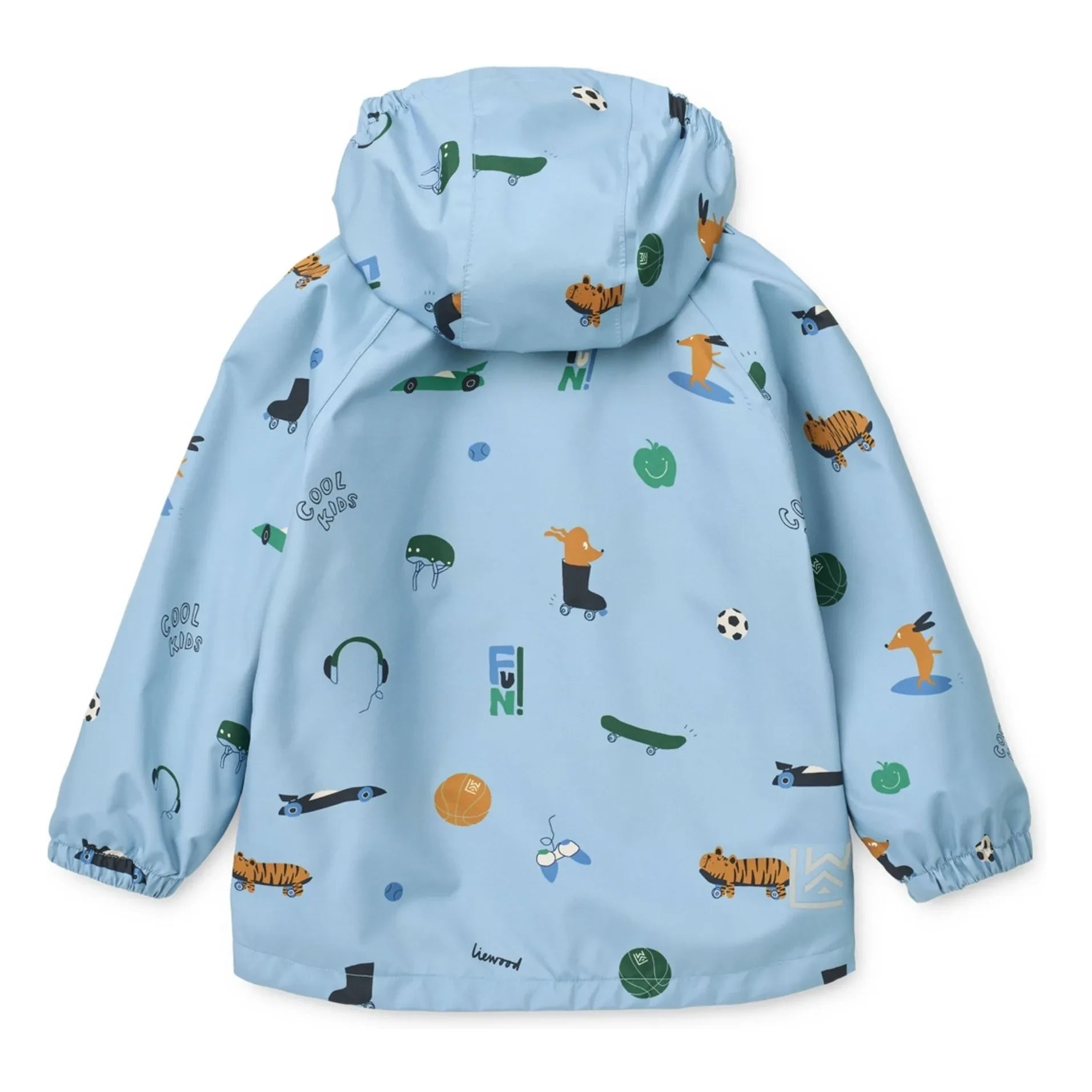 Liewood - Pedia Tigre Recycled Fiber Raincoat Set | Blue