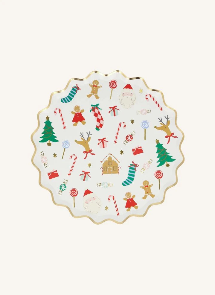Meri Meri - Joli Noël Small Plates - Set of 8