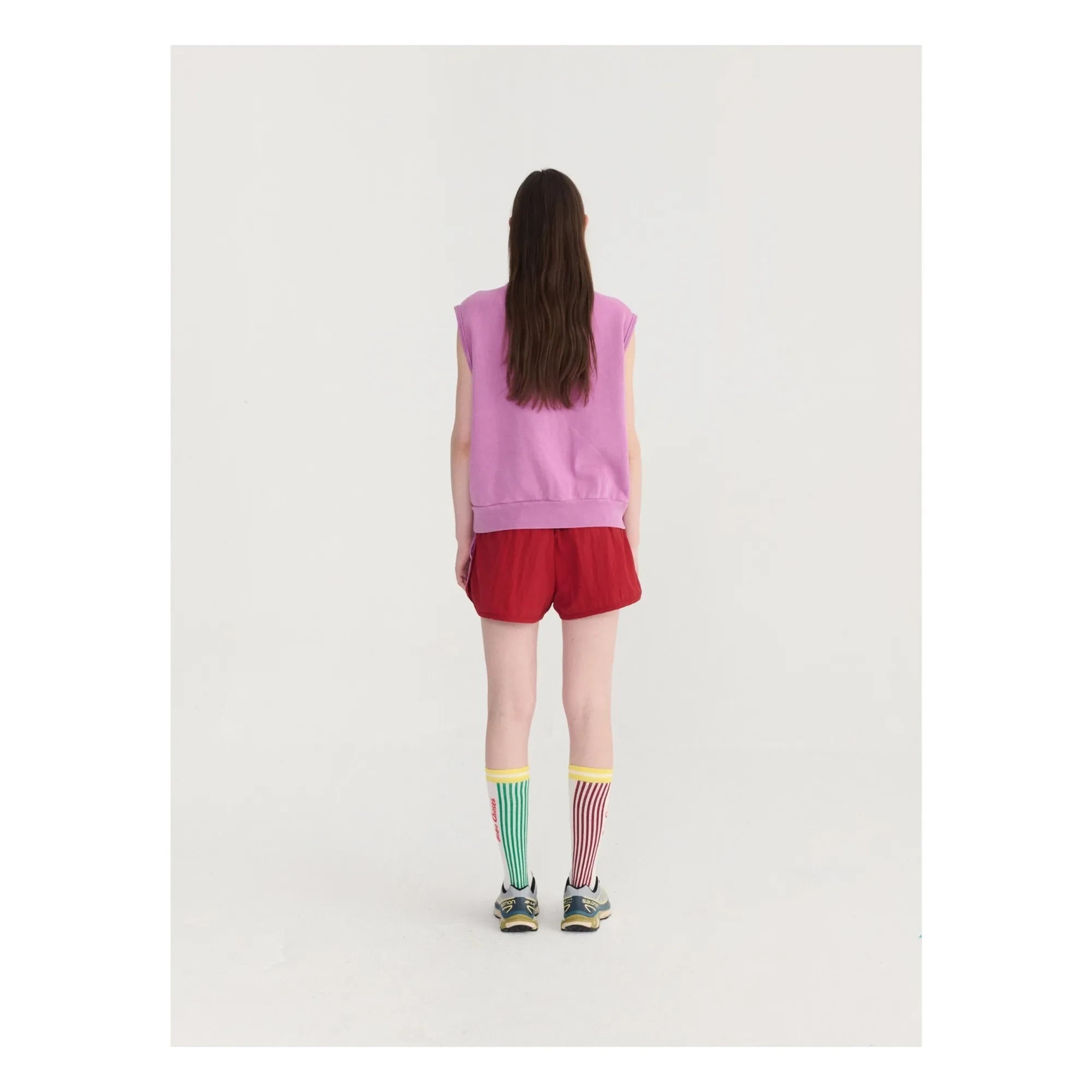 Bobo Choses - Kurze Farbblock-Shorts | Rot