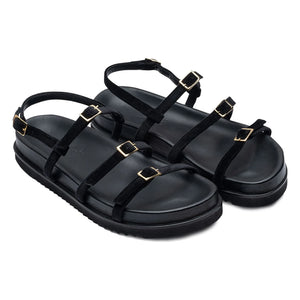 Lachoix - Ella Leather sandals | Black