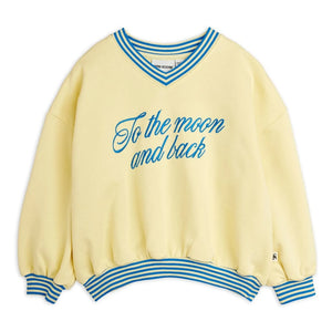 Mini Rodini - Return to the Moon and Sun Sweat aus Bio-Baumwolle | Gelb