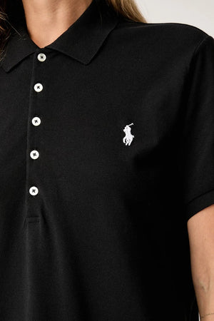 Polo Ralph Lauren yaka detaylı pamuklu kadın tişört